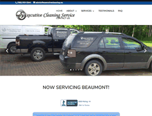 Tablet Screenshot of executivecleaning.ca